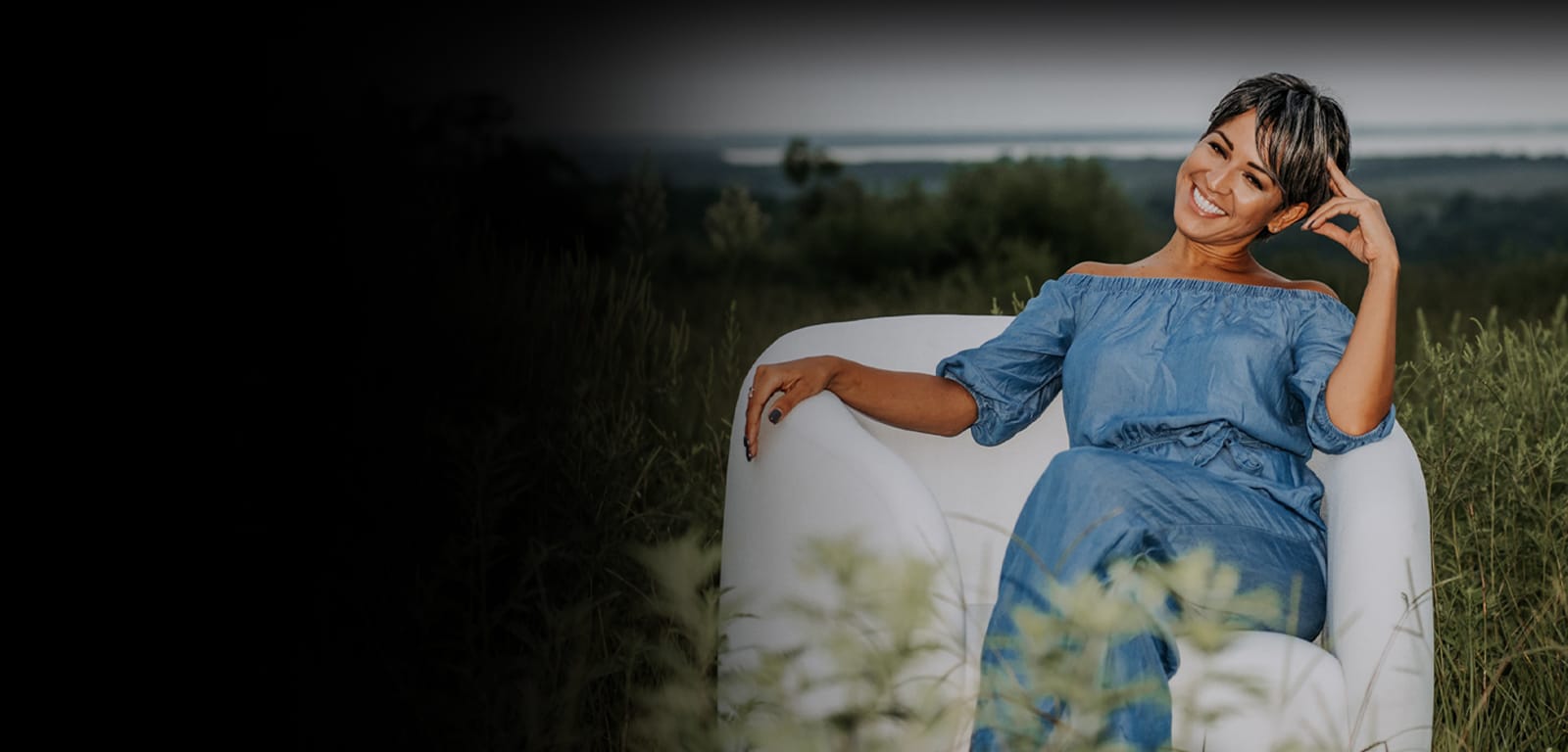 a person posing for the camera